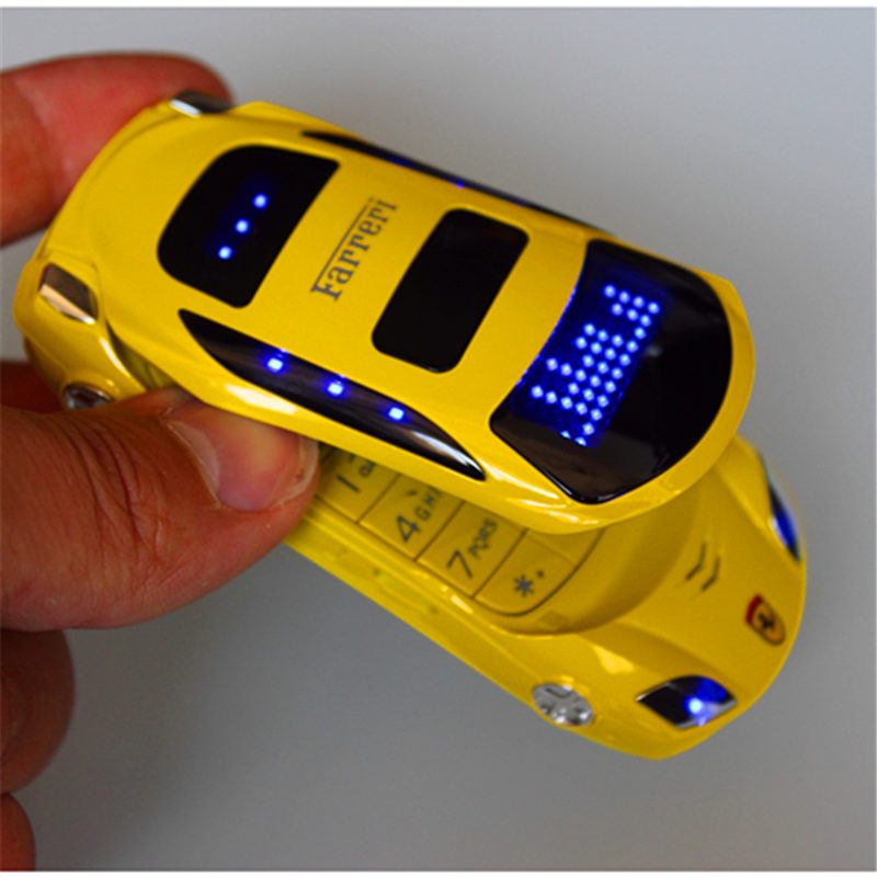 移动直板金色移动4g电信版手机跑车手机翻盖手机迷你小汽车手机学生