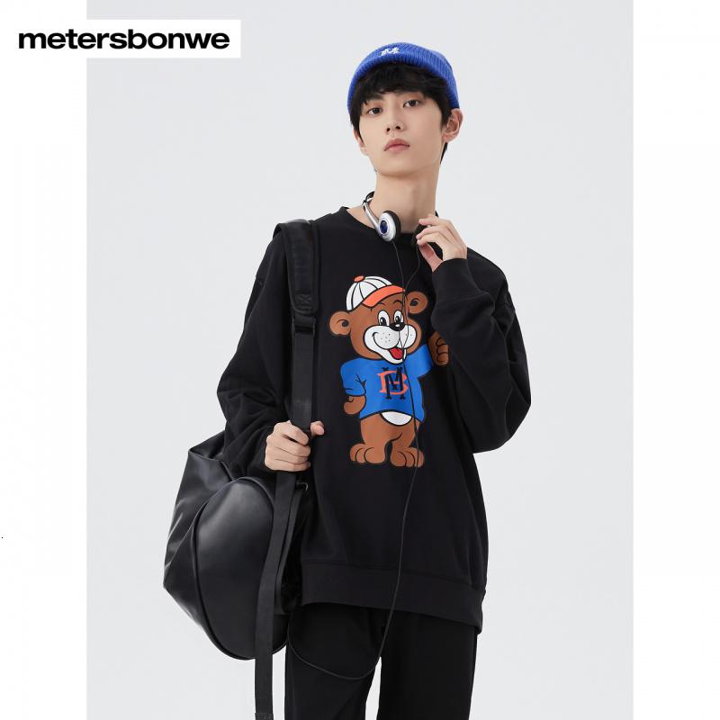 [1件5折价:109.5]美特斯邦威品牌形象印花圆领卫衣高清大图