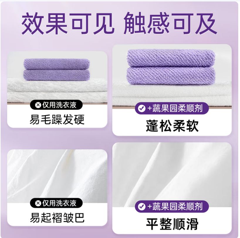 蔬果园幸福香氛柔顺剂4斤高清大图