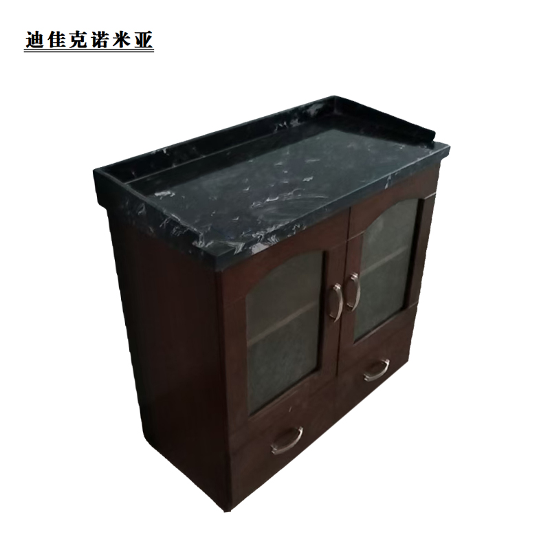 迪佳克诺米亚 岩板台面茶水柜 JZ-800*400*850mm 组高清大图