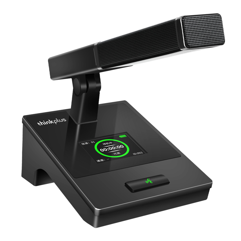 联想(Lenovo) 数字无线手拉手 会议音频扩声设备 方管短杆话筒单元 LS88-D 台