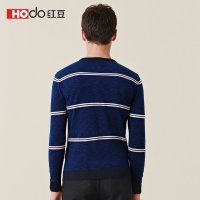 HODO红豆男装 男士毛衫 2019秋季新款 商务简约条纹舒适毛衫男