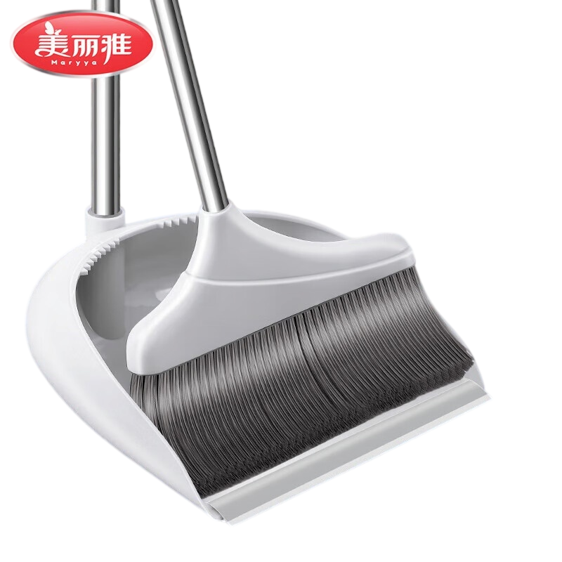 美丽雅 扫把组合套装 塑料簸箕 笤帚不锈钢杆 一扫净组合套扫