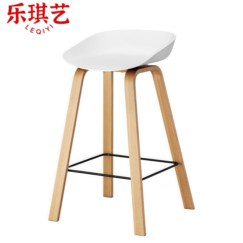 乐琪艺 高脚凳 48*48*75cm C款 把高清大图