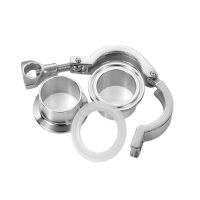 盛京联硕304不锈钢快装卡箍套装Φ114卡盘130套装套