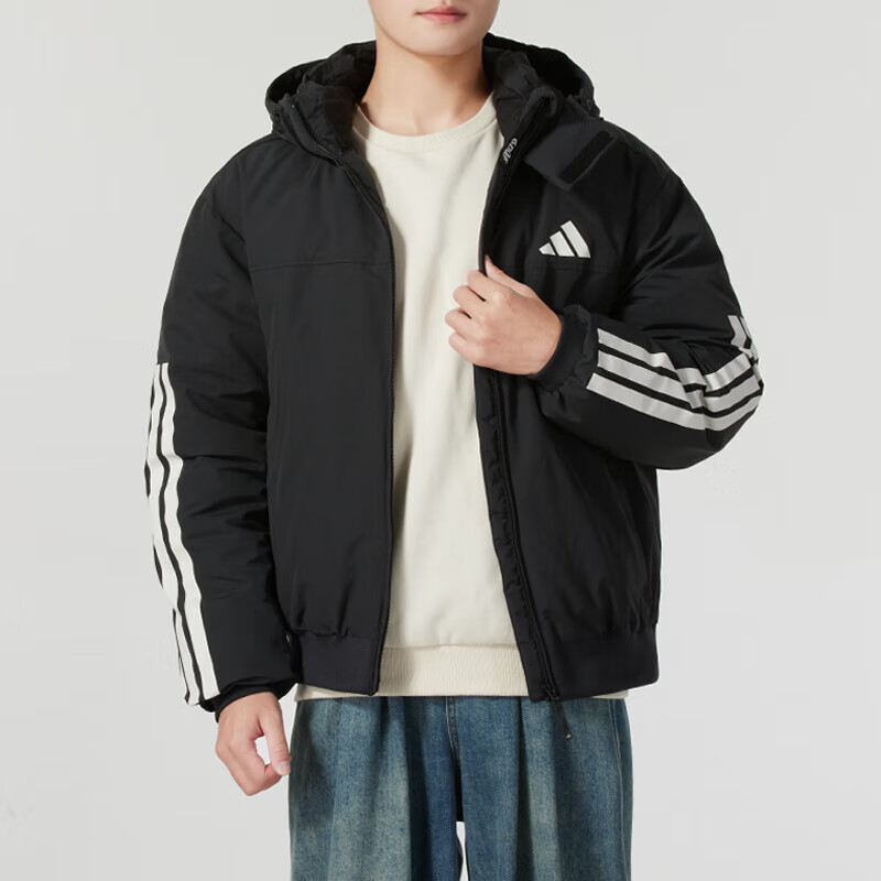 阿迪达斯(adidas)男装新款运动服潮流时尚保暖休闲羽绒服外套KH3993 ZP高清大图