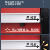 金篆 加强款抽屉式工具车工具柜 维修手推车零件柜小推车