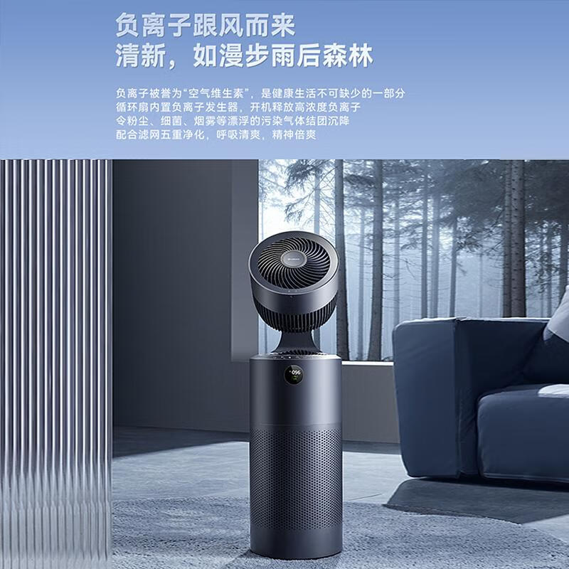 艾美特(Airmate)空气净化器AIR7pro循环扇 AIR7 PRO 蓝高清大图