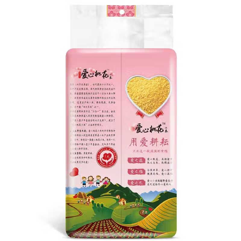 金龙鱼爱心桃花小米400g袋装高清大图