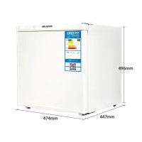 美菱 BC-46 单门冰箱 46L 一级效能 单开门小冰箱 家用节能 办公室宿舍公寓迷你小型电冰箱 白色
