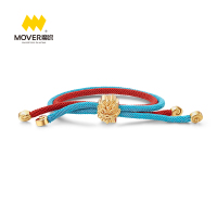 狮王阿醒 正版授权 Mover魔吻 狮王阿醒系列醒狮云纹撞色时尚手绳 首饰手链
