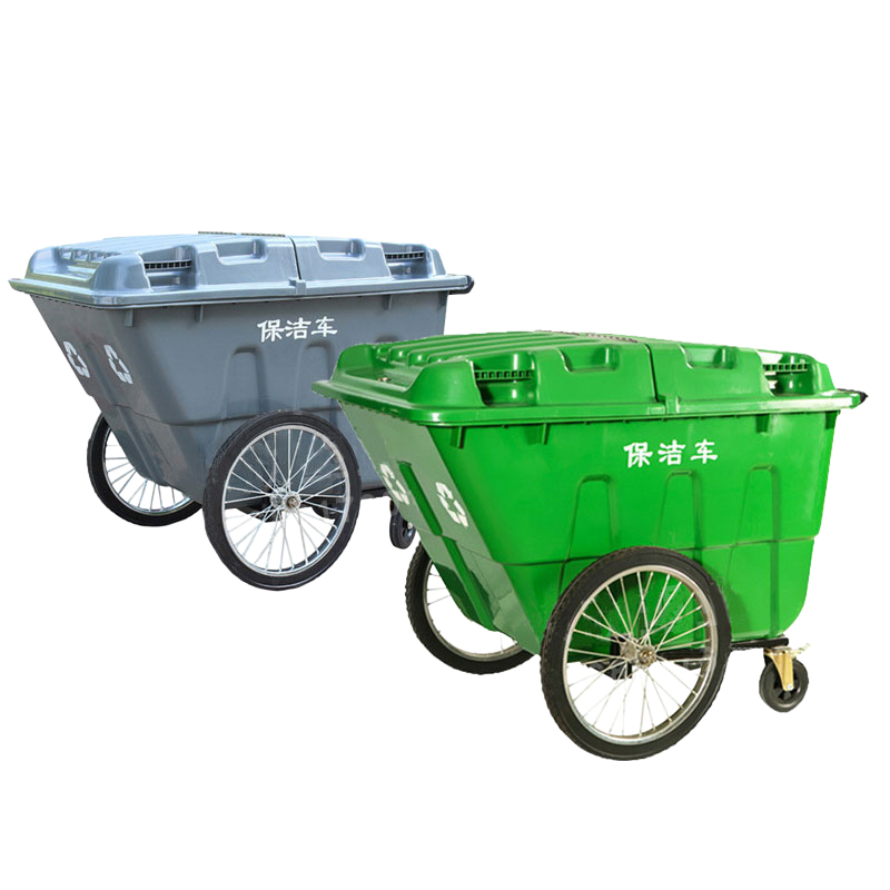 河洛伟业环卫垃圾桶 垃圾车/个高清大图