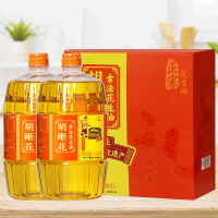 胡姬花古法花生油特香型1.8L*2礼盒装家用炒菜山东花生食用油 花生油礼品
