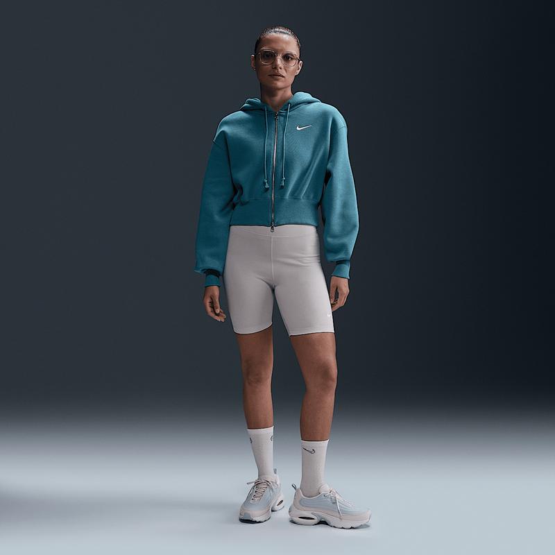Nike女款舒适松身运动夹克双向拉链时尚休闲保暖外套高清大图