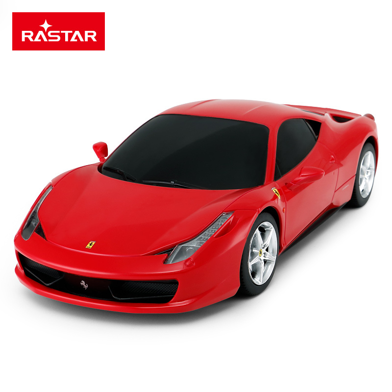 星辉(Rastar)法拉利458动态遥控车1:18 男孩玩具遥控车模型53400红色