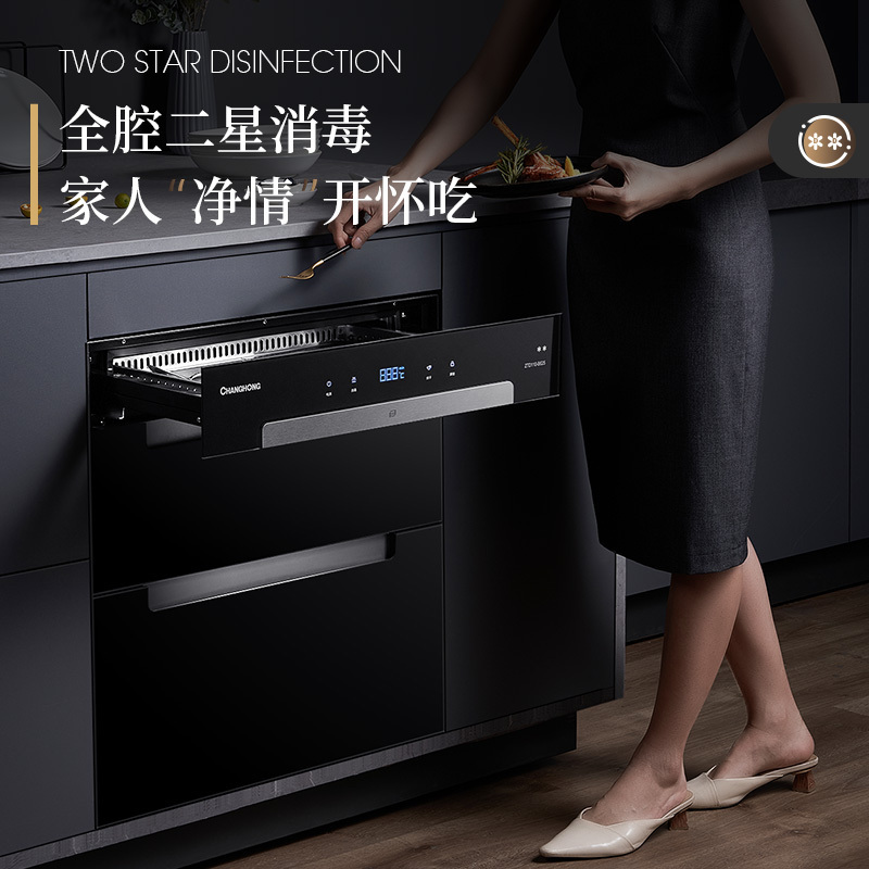 长虹(CHANGHONG) ZTD110-B625消毒柜厨房家用嵌入式厨房碗柜碗筷消毒烘干