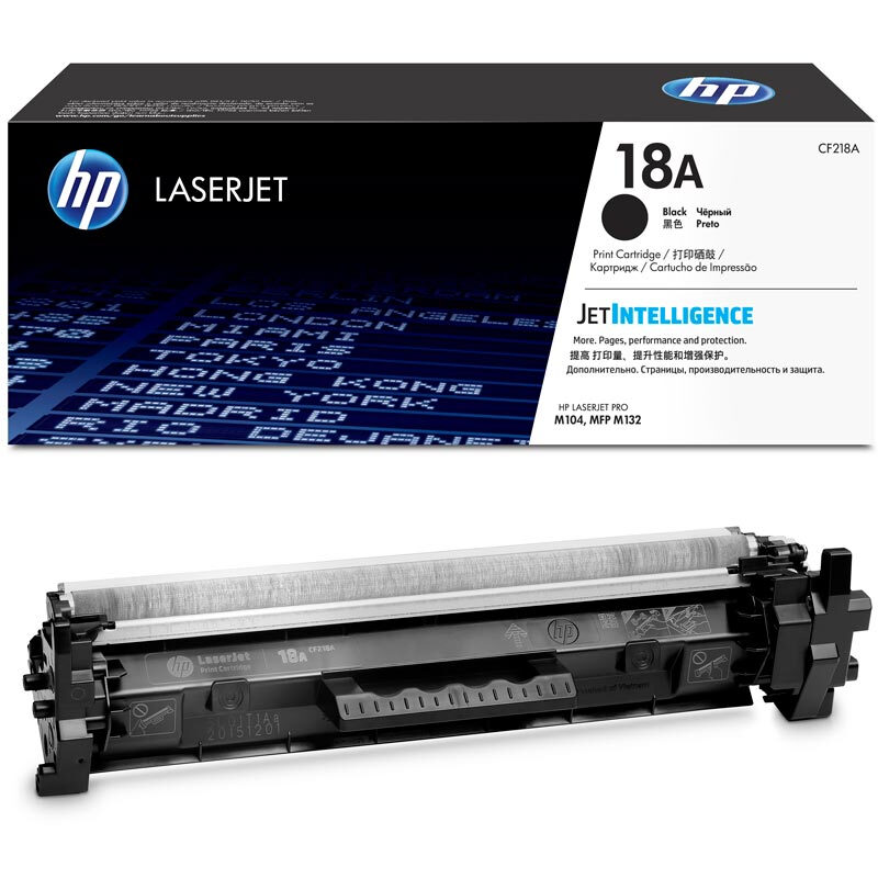 惠普(HP)CF218A 18A 黑色碳粉盒(适用M104a/w M132a/nw/snw/fn/fp/fw)高清大图