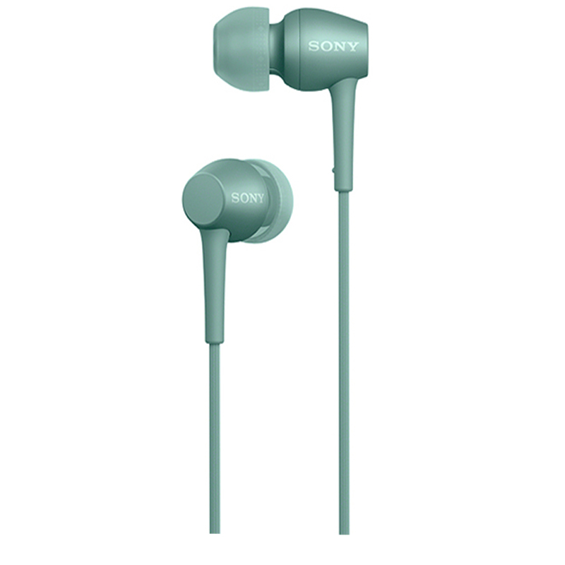 索尼（SONY）立体声耳机IER-H500A（薄荷绿色）有线控 防缠绕耳机线