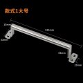 防盗拉手大把手铁铝合金拉手不锈钢明装拉手木推拉把手 大号15MM管221MM长_780