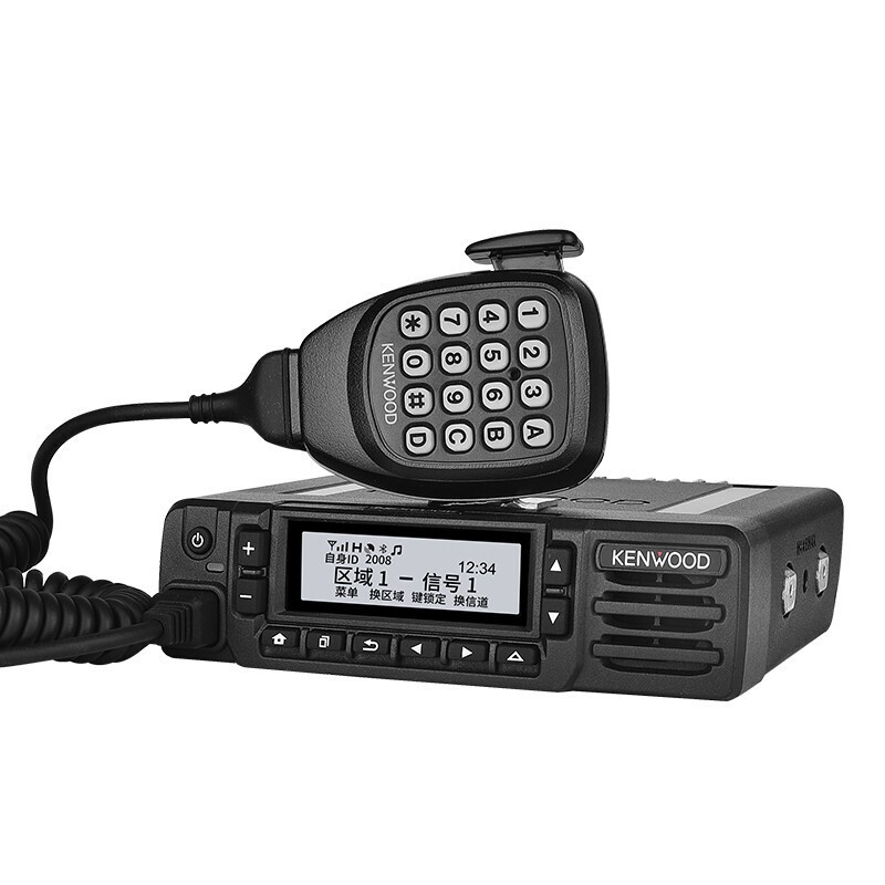 建伍(KENWOOD )NX3820C 数字车载台 车载对讲机 电台基地台 DMR/NXDN多数字制式 带夹边天线馈线