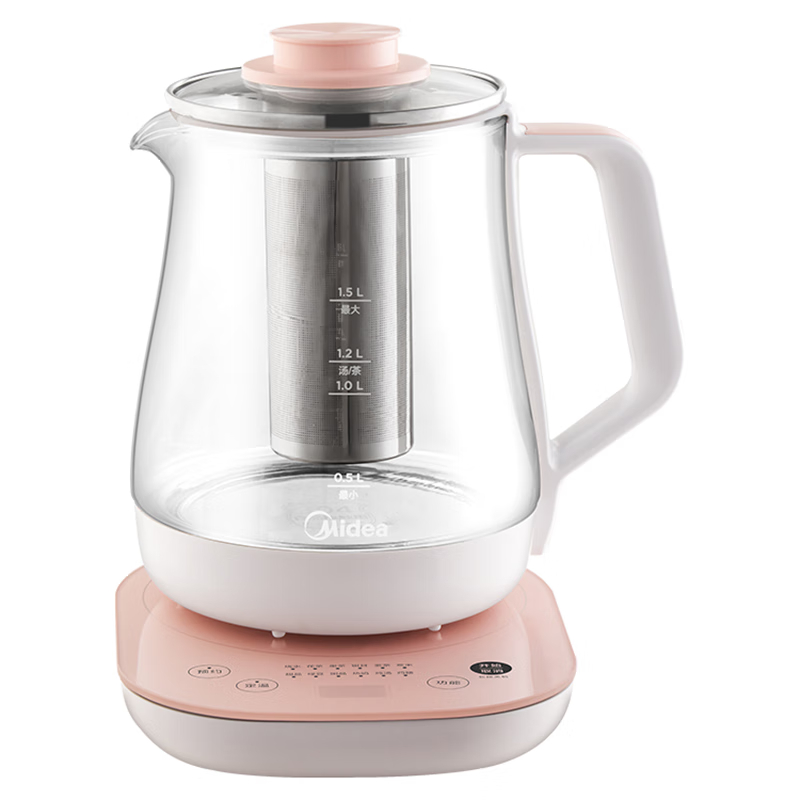 美的(Midea)1.5L容量多功能花茶壶泡茶壶办公室全自动茶壶电水壶烧水壶GE1511高清大图