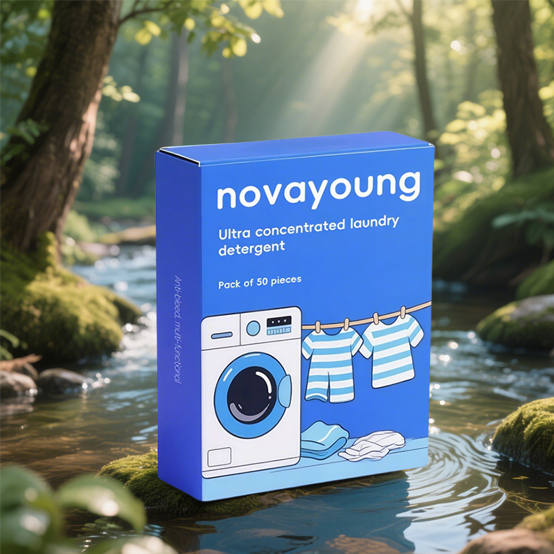 novayoung N1027超浓缩洗衣片50片装 洗衣片(计价单位:盒)蓝色高清大图