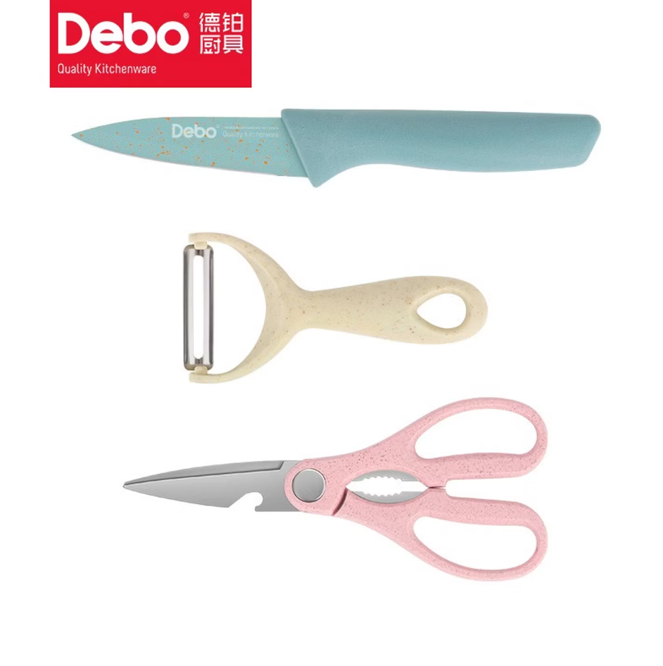 德铂Debo多功能厨房刀具家用厨师刀锋利耐用德国工艺抗菌设计高清大图