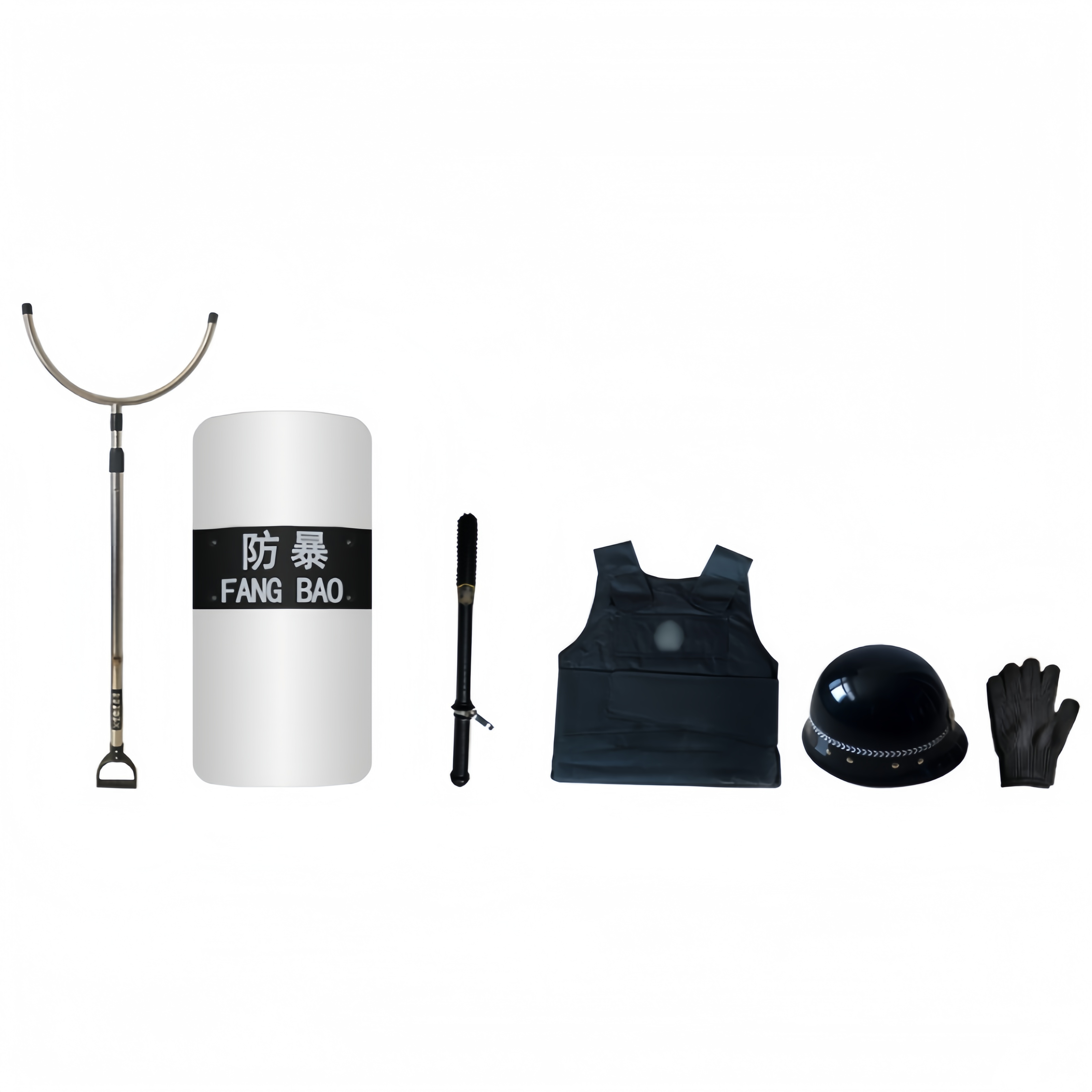静科防暴器材六件套套高清大图