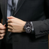 天梭(TISSOT)瑞士手表 海星系列橡胶表带男士机械表潜水表T120.407.37.051.00