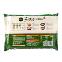 必品阁鲜菜猪肉王饺子490g