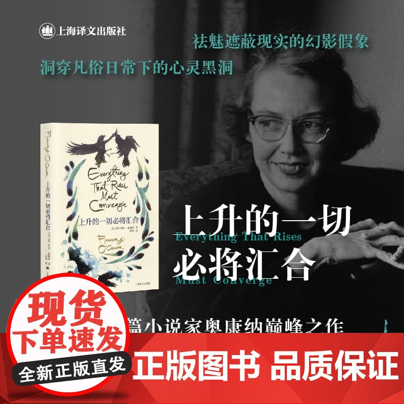 上升的一切必将汇合 欧亨利短篇小说奖篇幅奥康纳文集著名短篇小说集弗兰纳里奥康纳著上海译文出版社外国文学小说正版图书籍高清大图