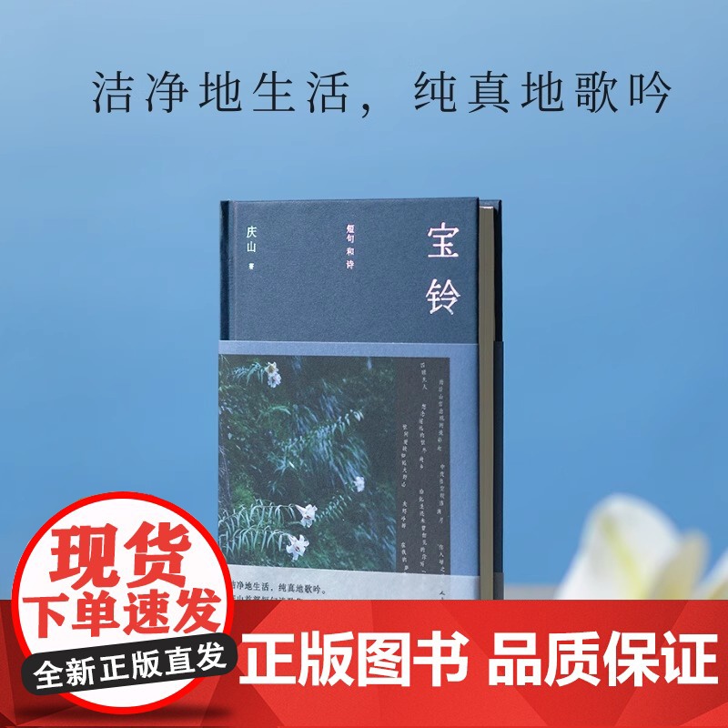 [央视网赠冰箱贴]宝铃短句和诗 庆山安妮宝贝新书短句诗歌集 一切境一次旅行清冽的内在魂根性经由文字与音韵创造的诗歌集书籍高清大图