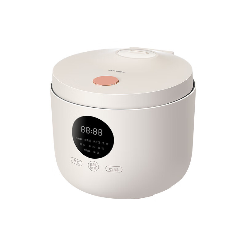 山水(SANSUI) S-FB1208 电饭煲 3.0L 250x260x210mm(单位:台)白色高清大图