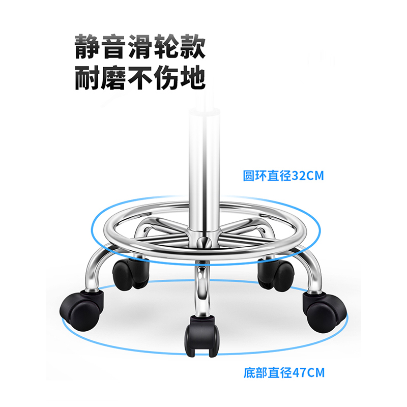 星岛吧台椅现代简约美容凳转椅旋转升降靠背家用高脚凳圆凳子酒吧椅子