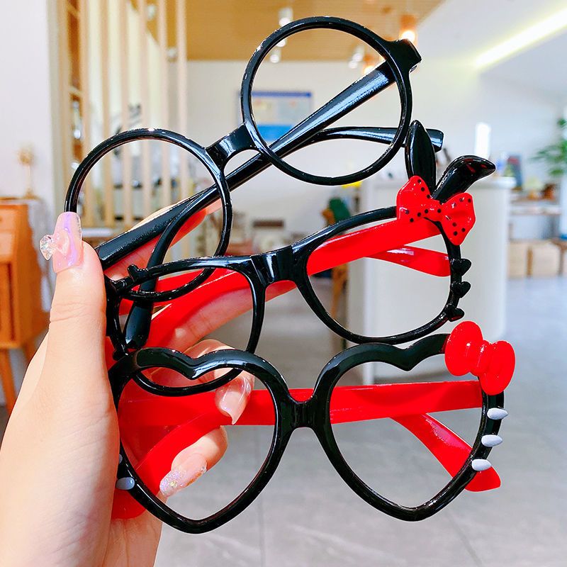 爱心眼镜框1个儿童眼镜框女童男童玩具无镜片眼镜小孩时尚潮框架可爱