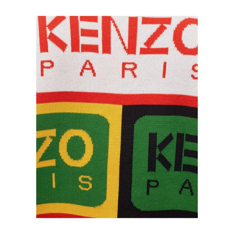 高田贤三(Kenzo)纯棉圆领罗纹饰边针织套衫男运动休闲套头衫秋冬高清大图