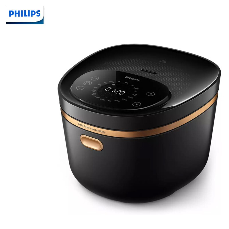 飞利浦(PHILIPS)电饭煲电饭锅 功夫电饭煲 4L 智芯IH加热5级口味选择精铁锅HD4539/21