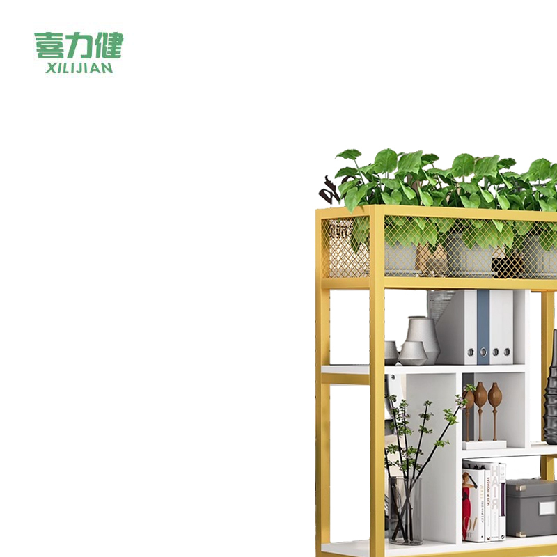 喜力健 铁艺花架 白色板金架-120CM 个高清大图