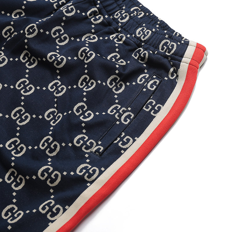 gucci古驰男士棉质运动休闲短裤五分裤474632x9v05