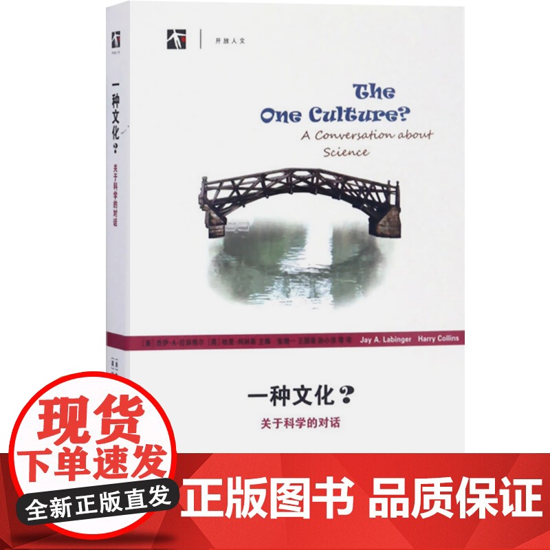 一种文化 (关于科学的对话) 杰伊·A·拉宾格尔 开放人文 上海世纪出版集团 图书籍高清大图