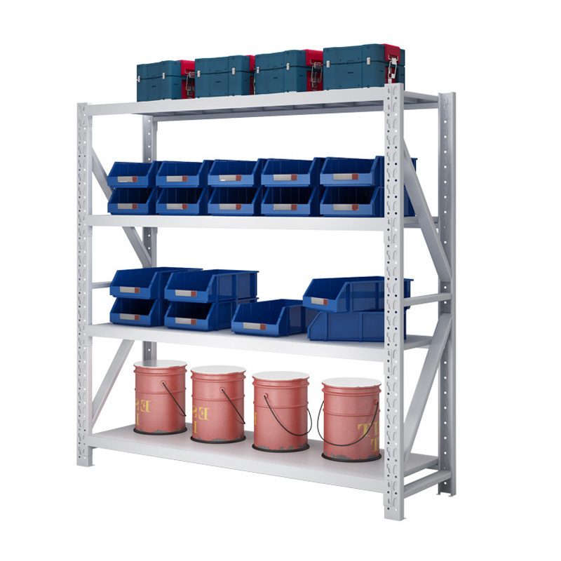 慧采云 中型货架承重150-200kg-2000*500*2000mm货架仓储置物架储物架四层