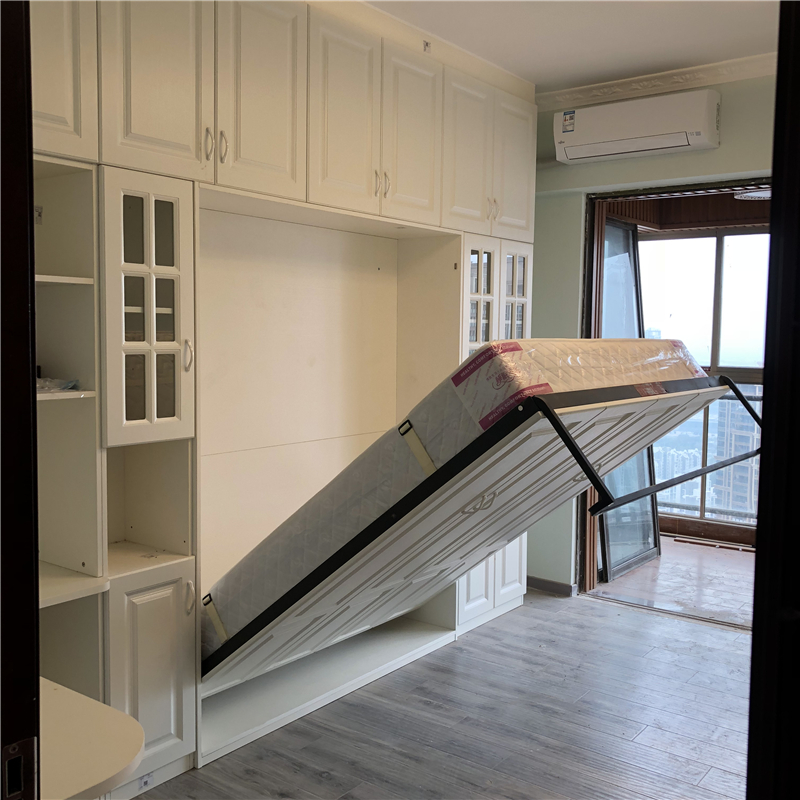 多功能隐形床折叠床创意ciaa壁柜床隐藏床下翻床五金配件正翻床侧翻床