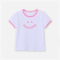 [1件3折]铅笔俱乐部童装2025夏装新款女童t恤儿童圆领上衣中大童百搭短袖