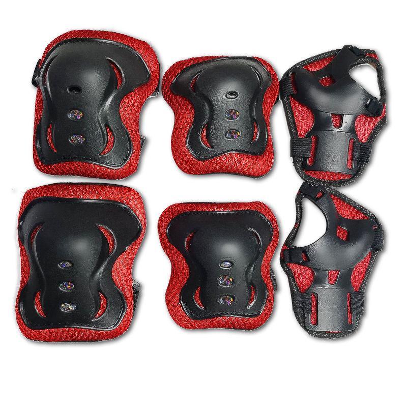 轮滑护具六件套成人全套平衡车男女滑板儿童溜冰旱冰运动护膝头盔烈珺