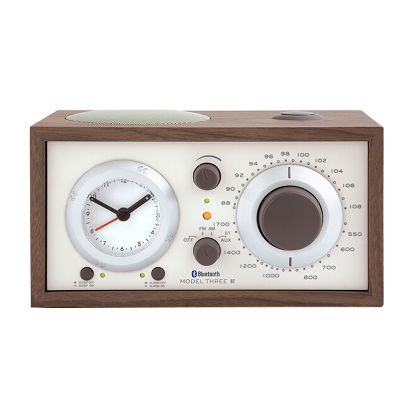Tivoli Audio/美国流金岁月M3BT复古收音机音响蓝牙音箱台式木质闹钟指针式调频收音机 樱桃木灰褐色
