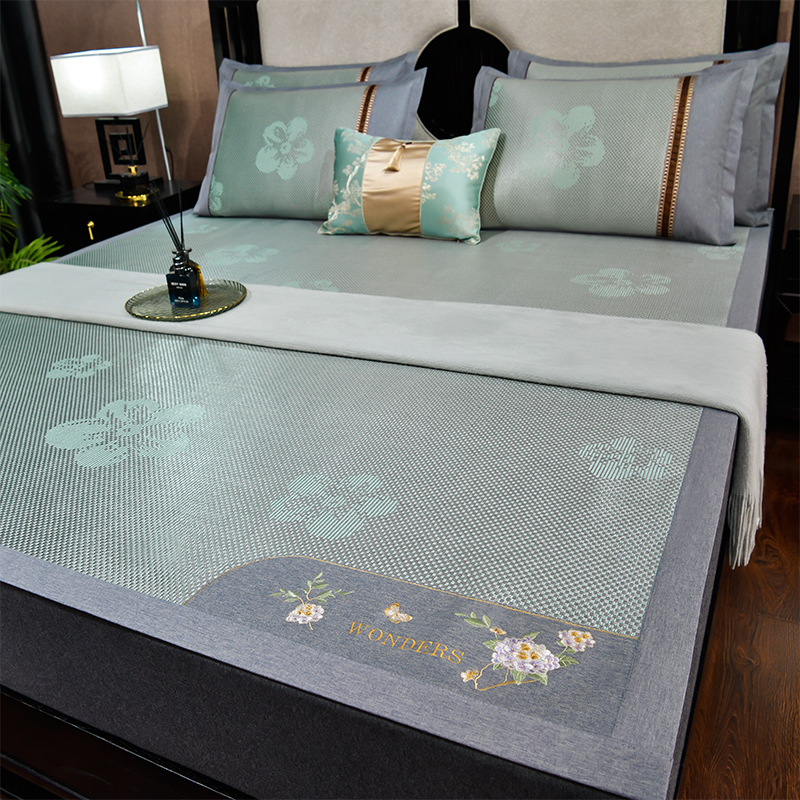 凉席夏季草席家用学生宿舍单人冰丝凉席夏天藤席子夏季裸睡一席两用