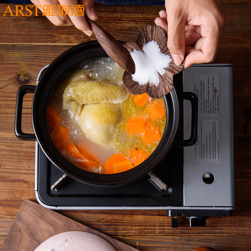Arst/雅诚德 日式雪花釉陶瓷煲6L砂锅家用创意大容量养生煲汤炖煮煲仔饭明火耐高温