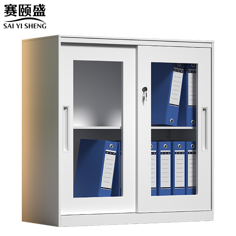 赛颐盛玻璃矮柜移门900*400*925mm台高清大图