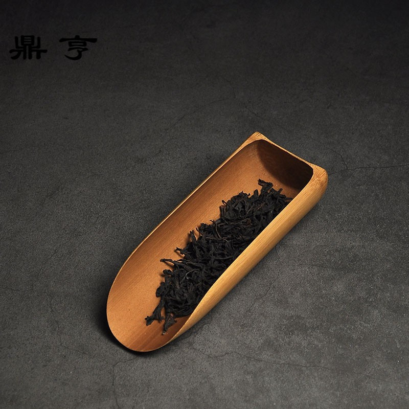 鼎亨赏茶则竹茶则茶匙茶勺茶荷茶铲手工打磨功夫天然竹木茶道君子