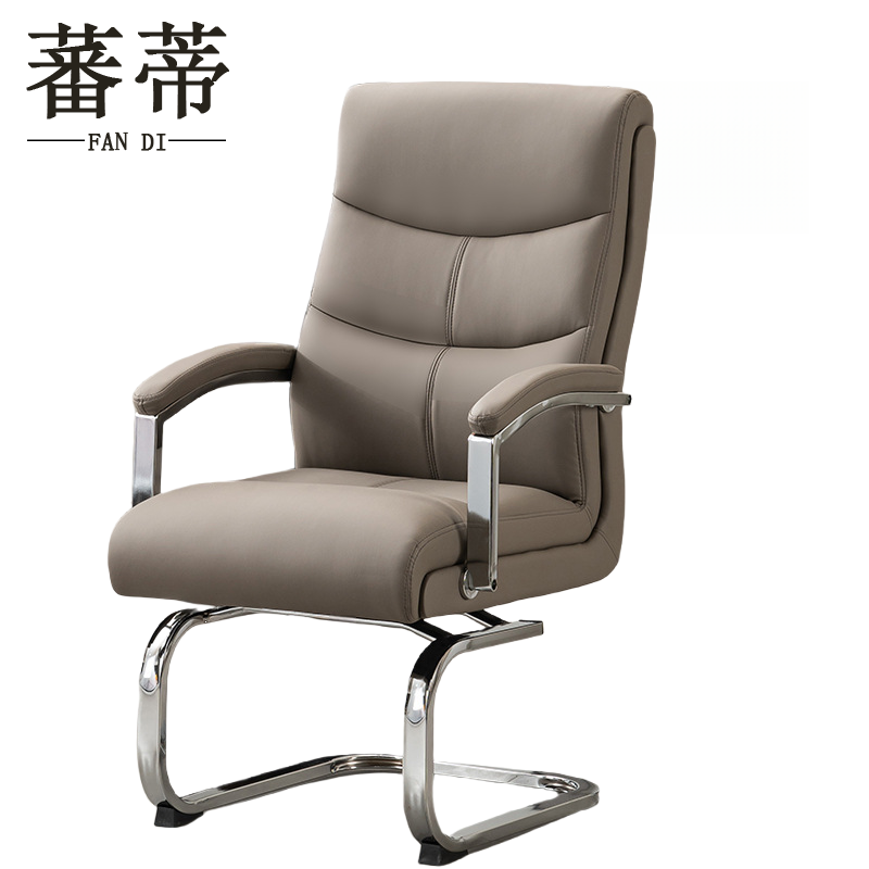 蕃蒂职员椅浅灰色把高清大图